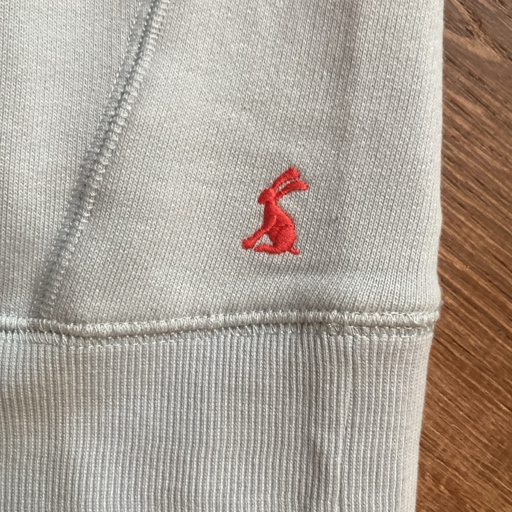 Joules Red and Yellow Monique Crewneck Rainbow Striped Sweatshirt Women’s 12 NWT - Picture 4 of 9